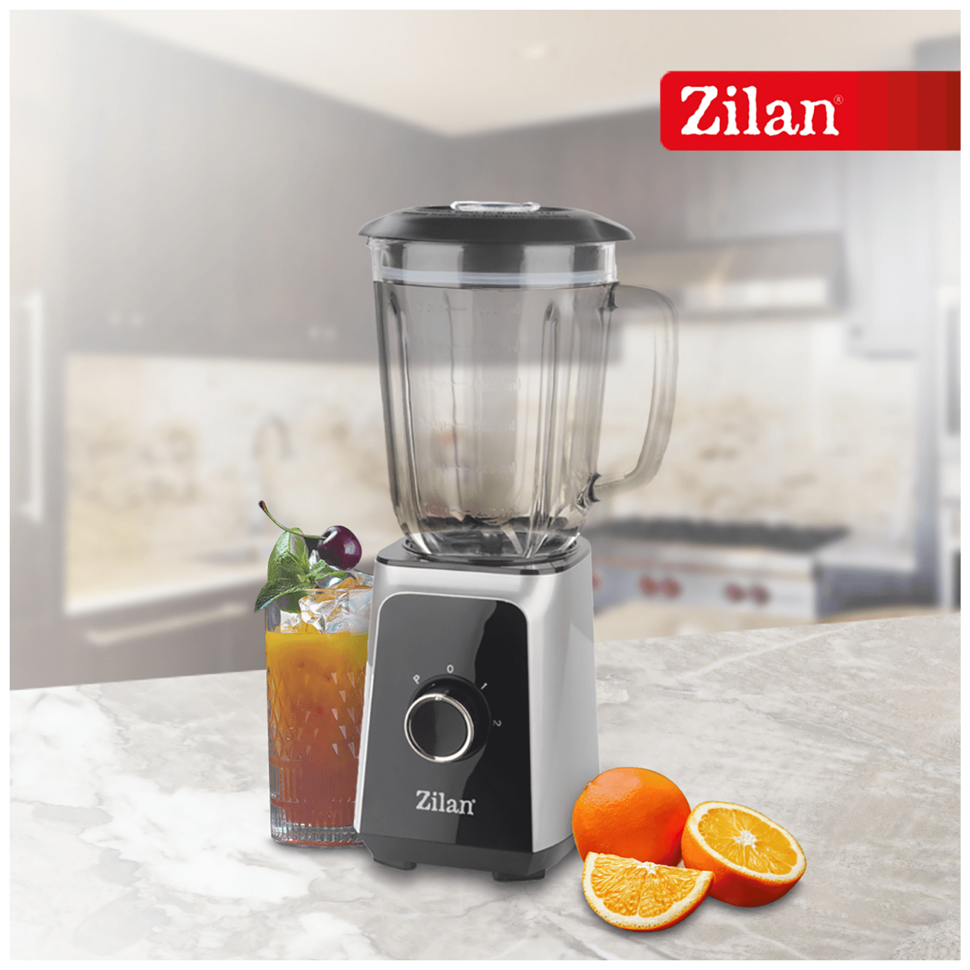 Zilan Blender zapremina 1.5 lit., 1000 W, 2 brzine, staklo, led - ZLN3925 Zilan Blender zapremina 1.5 lit., 1000 W, 2 brzine, staklo, led - ZLN3925 | EbroTrade d.o.o.