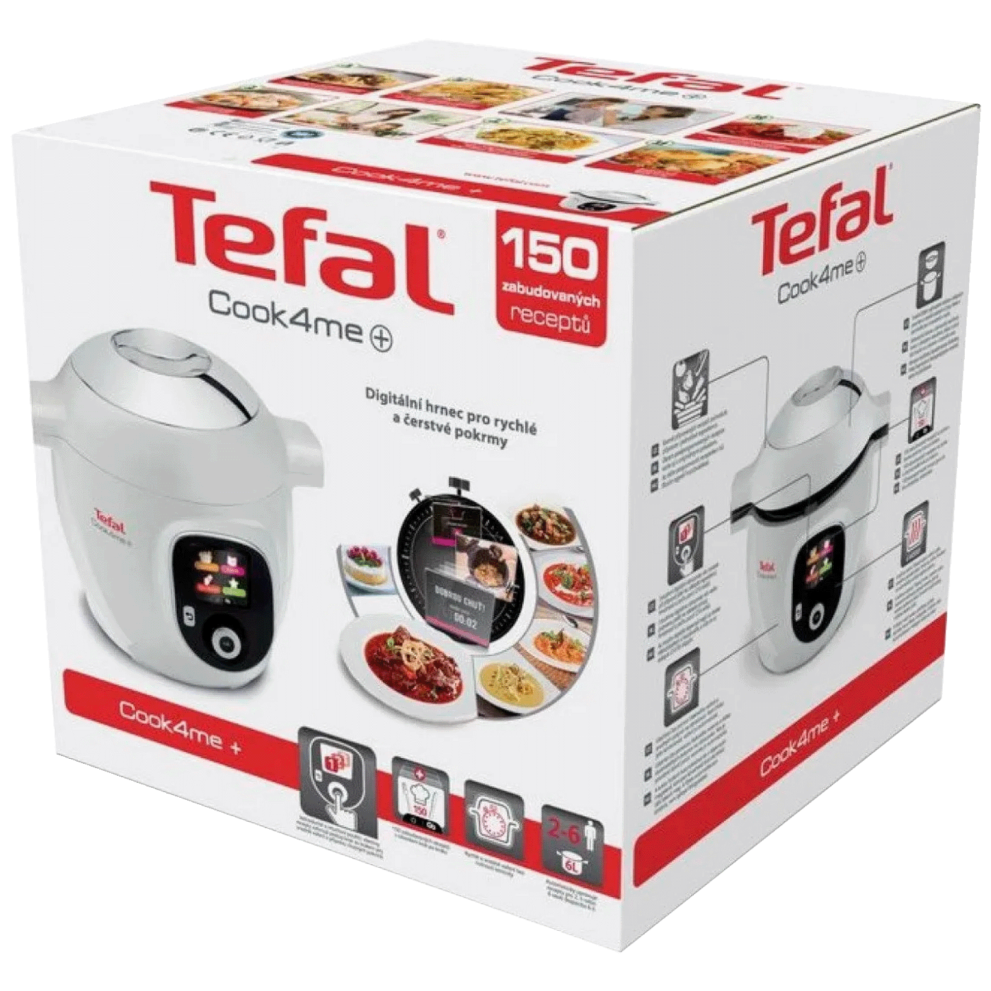 Tefal Višenamjenski ekspres lonac, Cook4me + Multicooker - CY851130 Tefal Višenamjenski ekspres lonac, Cook4me + Multicooker - CY851130 | EbroTrade d.o.o.